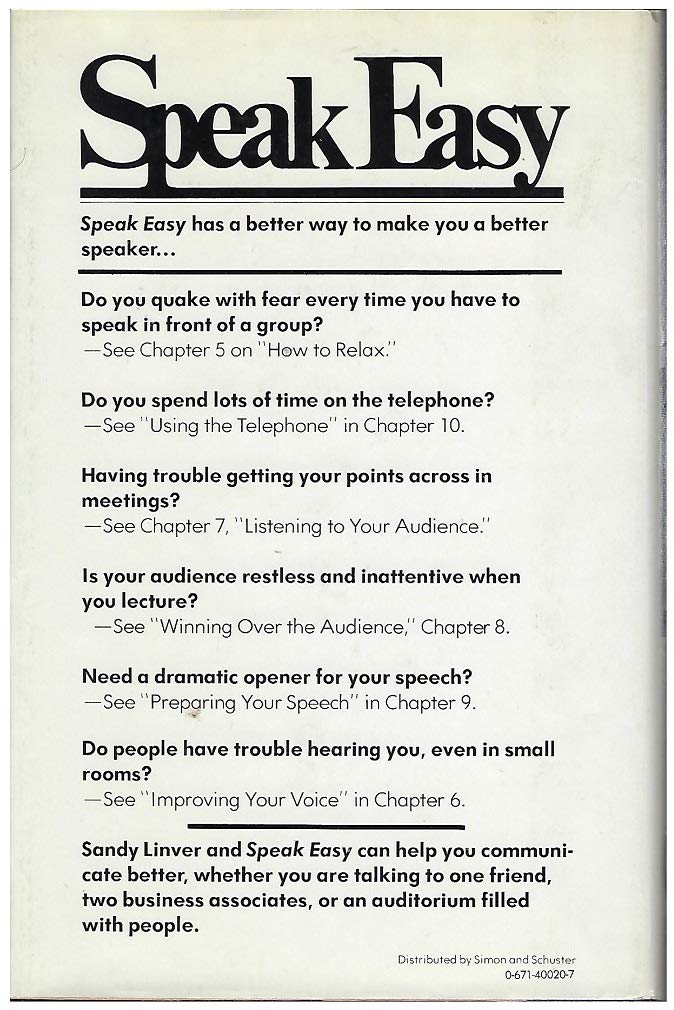 Speak easy
