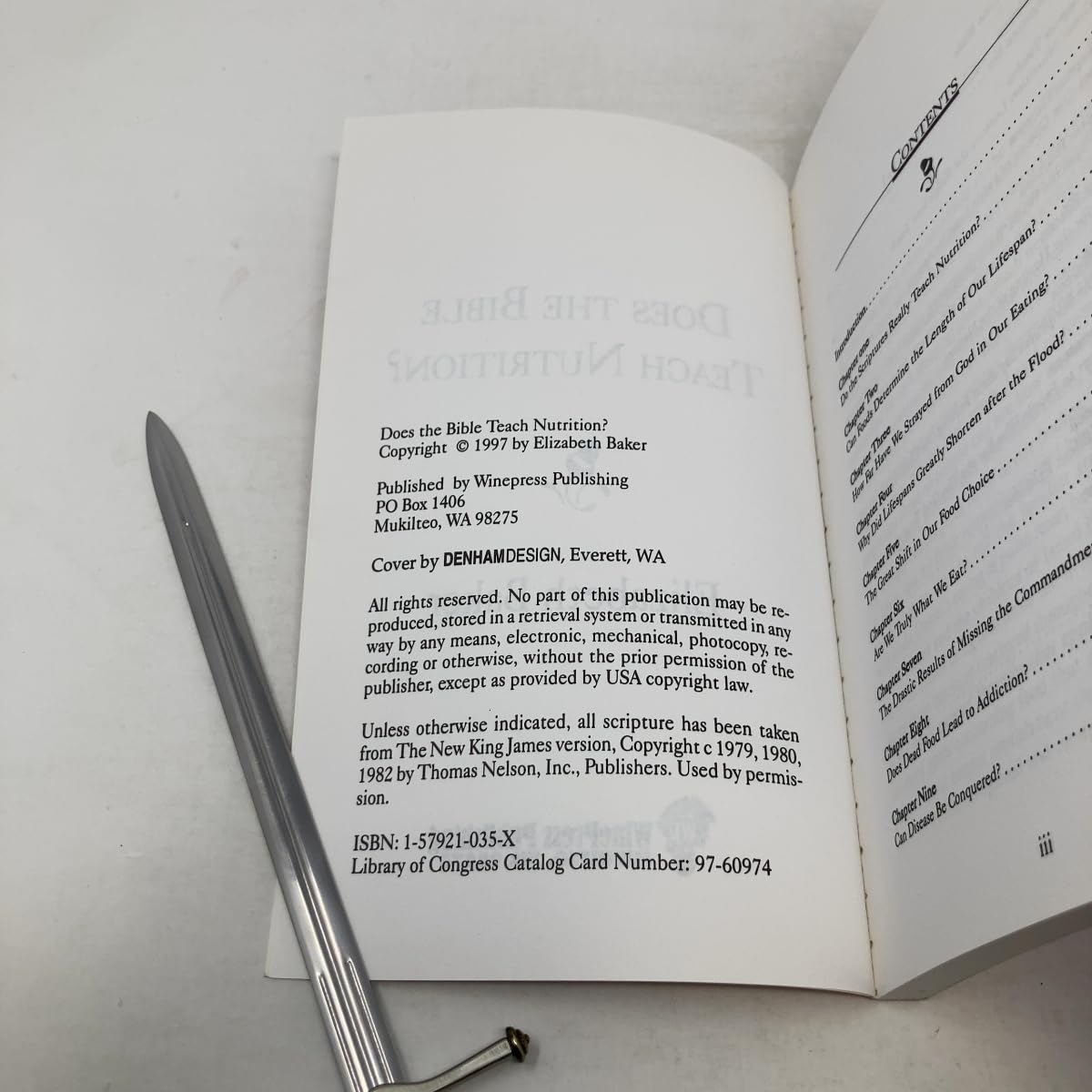 Does the Bible Teach Nutrition?