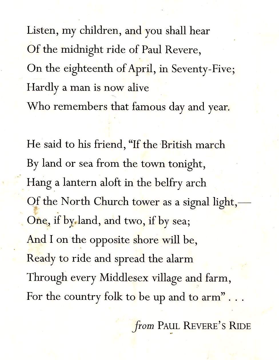 Henry Wadsworth Longfellow: Selected Poems