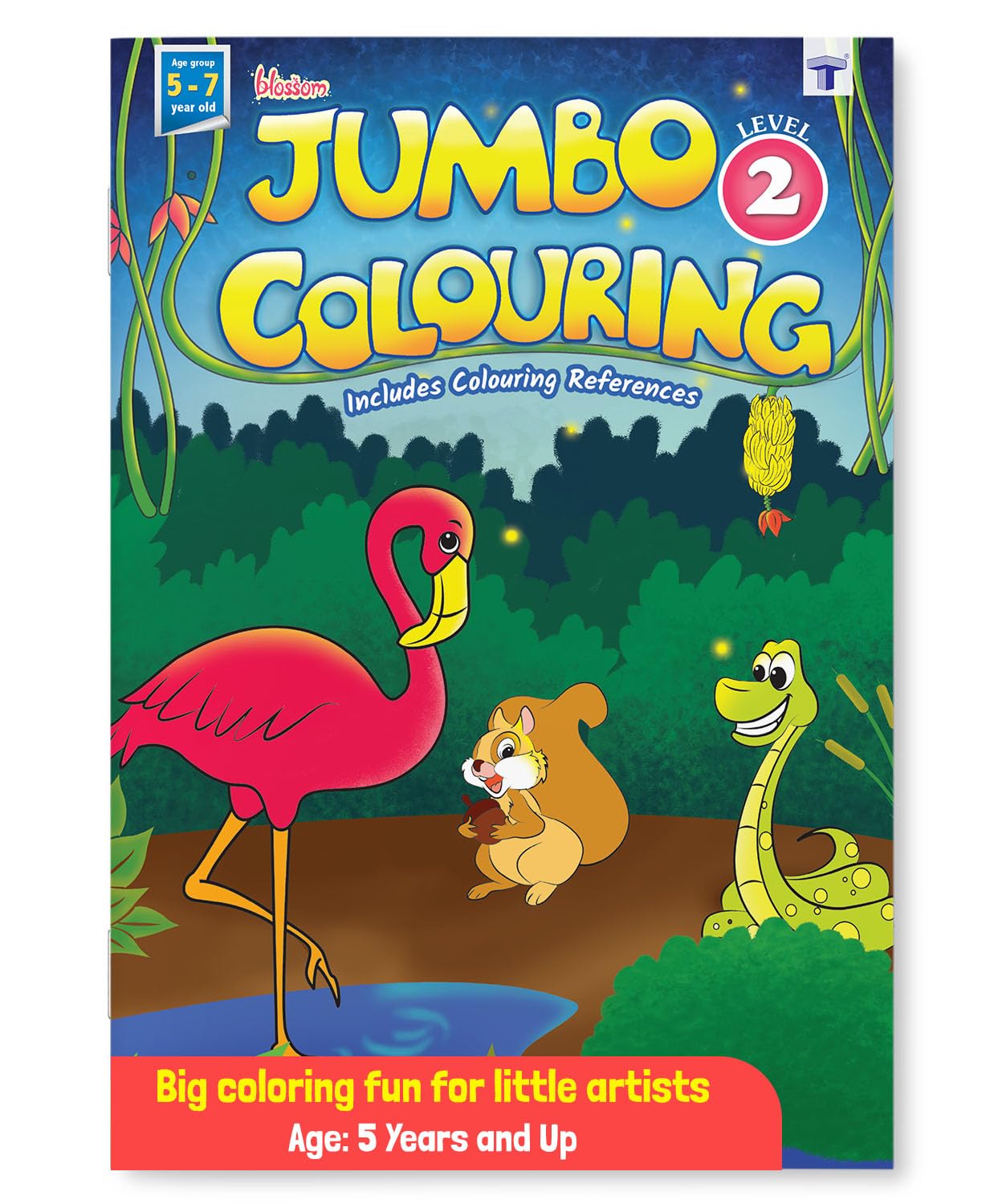 Big Book of Colouring for Children Age 3+ | Jumbo Copy Coloring with Color Reference Guide | A3 Size Colour Book for Kids | Level 2