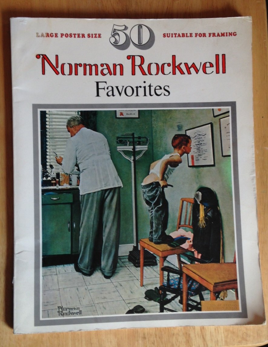 50 Norman Rockwell Favorites Large Poster Size Suitable For Framing