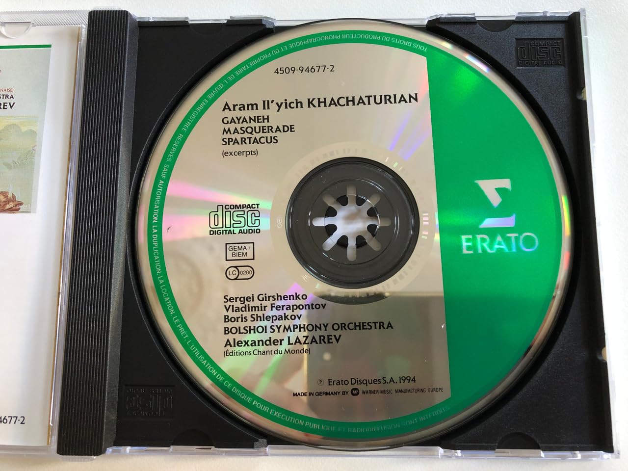 Aram Khachaturian: Sabre Dance form Gayaneh; Excerpts from Spartacus & Masquerade