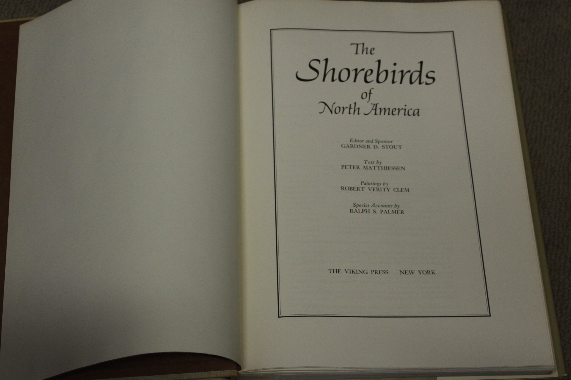 The Shorebirds of North America.