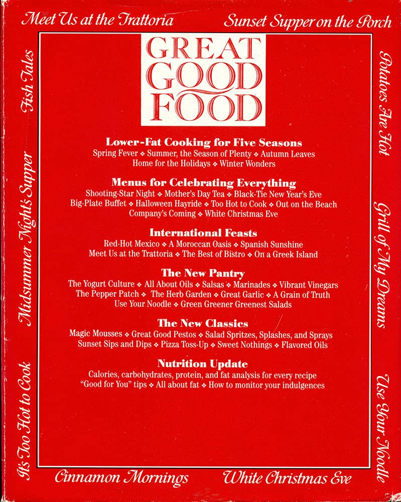 Great Good Food: Luscious Lower-Fat Cooking