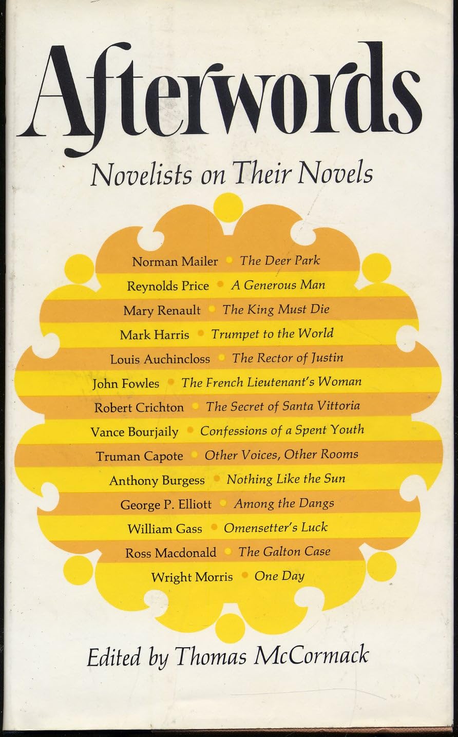 Afterwords: Novelists on Their Novels.