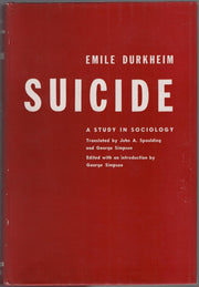 Suicide,: A study in sociology