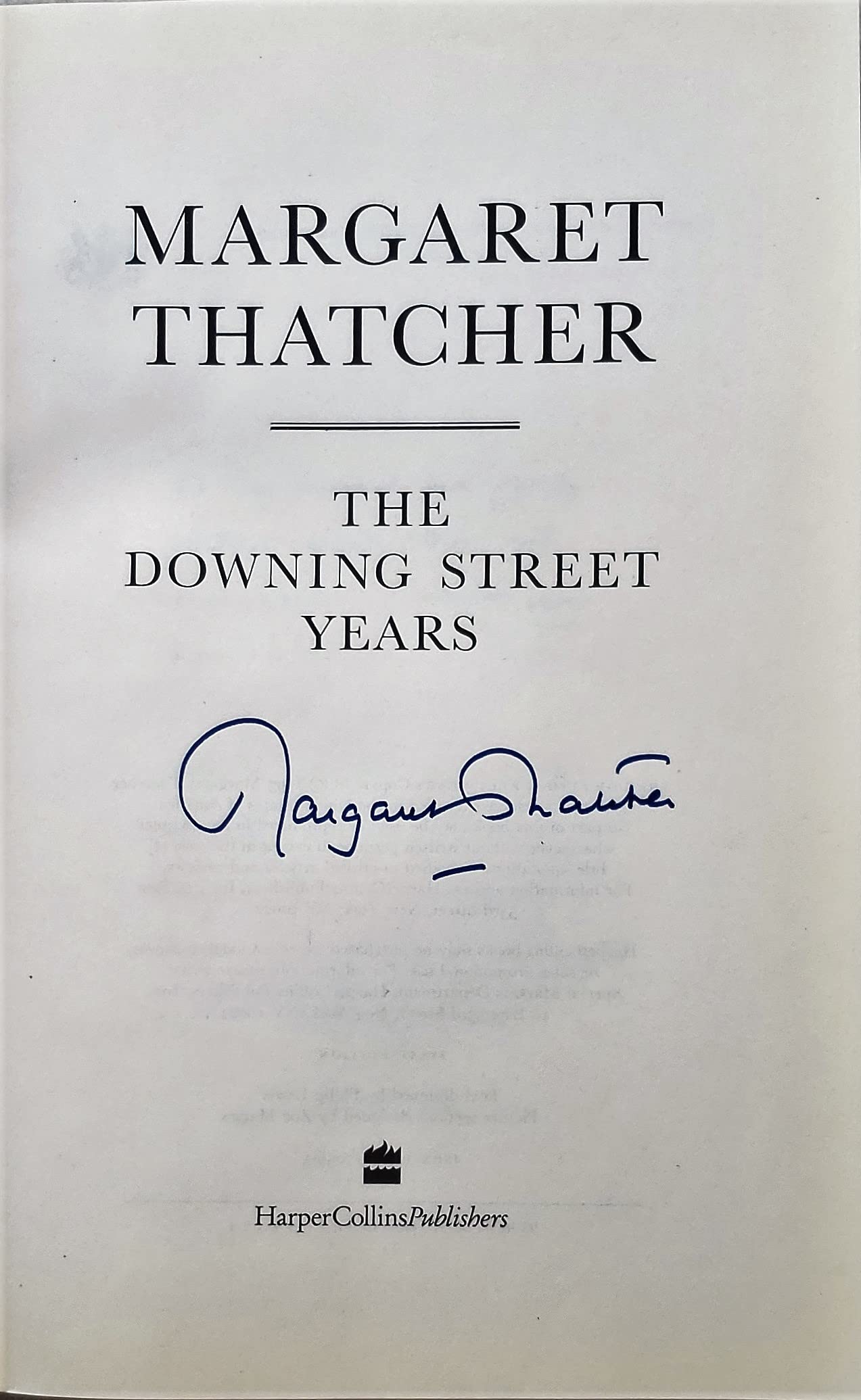The Downing Street Years