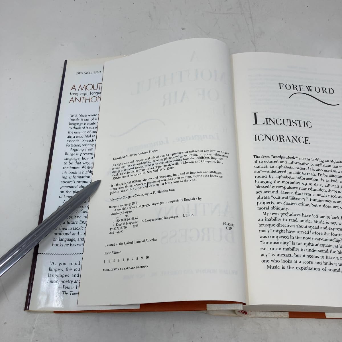 A Mouthful of Air: Language, Languages...Especially English