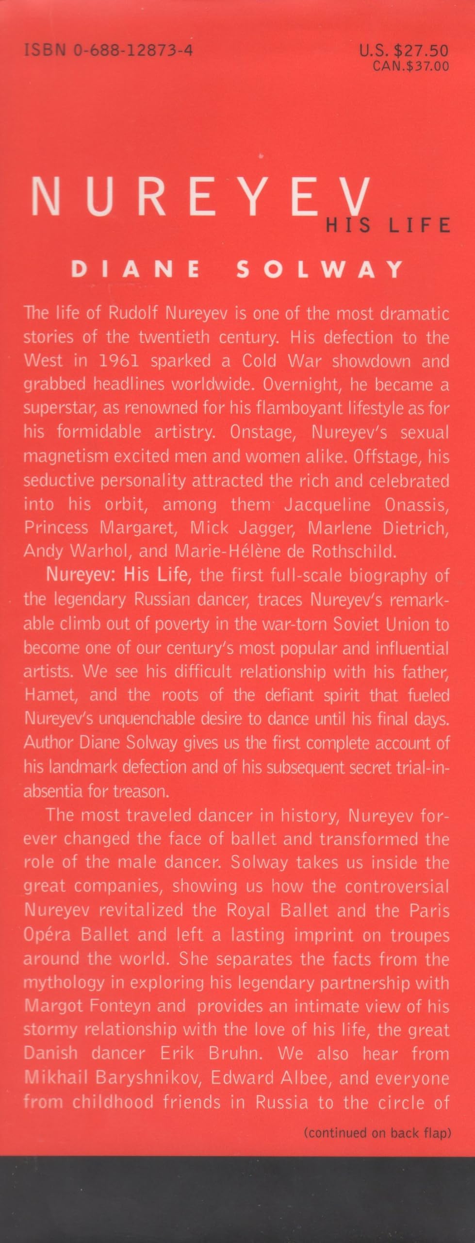Nureyev: His Life