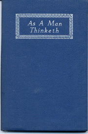 AS A MAN THINKETH [BLUE LEATHER BOUND COVER IN SLIPCASE] (COLLINS GREETING BOOKS)