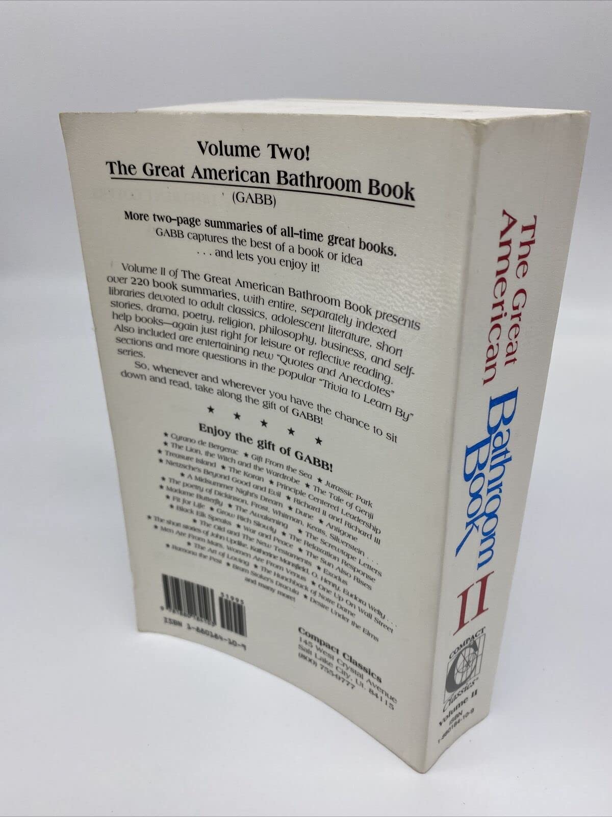 The Great American Bathroom Book, Volume II: The Second Sitting