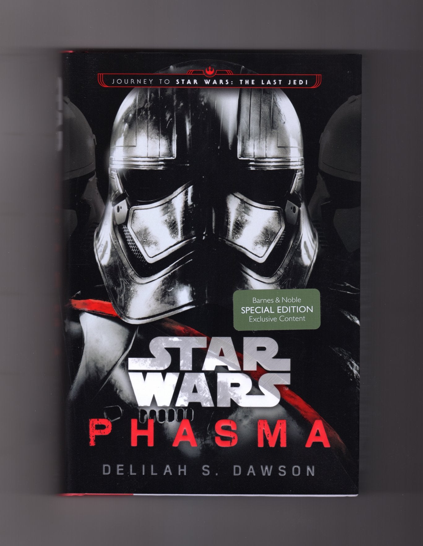 (Exclusive Content Edition) Phasma (Star Wars): Journey to Star Wars: The Last Jedi - Barnes & Noble Exclusive Content Edition, with Tipped-in Poster. ISBN 9781524797508. 1st Edition, 1st Pri