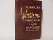 The Viking Book of Aphorisms, A personal Selection
