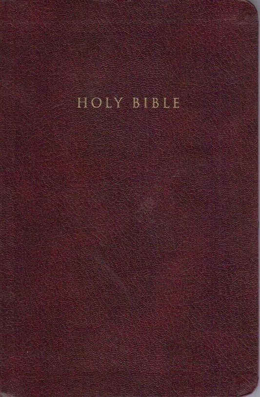 NIV Reference Bible, Personal Size Burgundy LeatherLook Zondervan