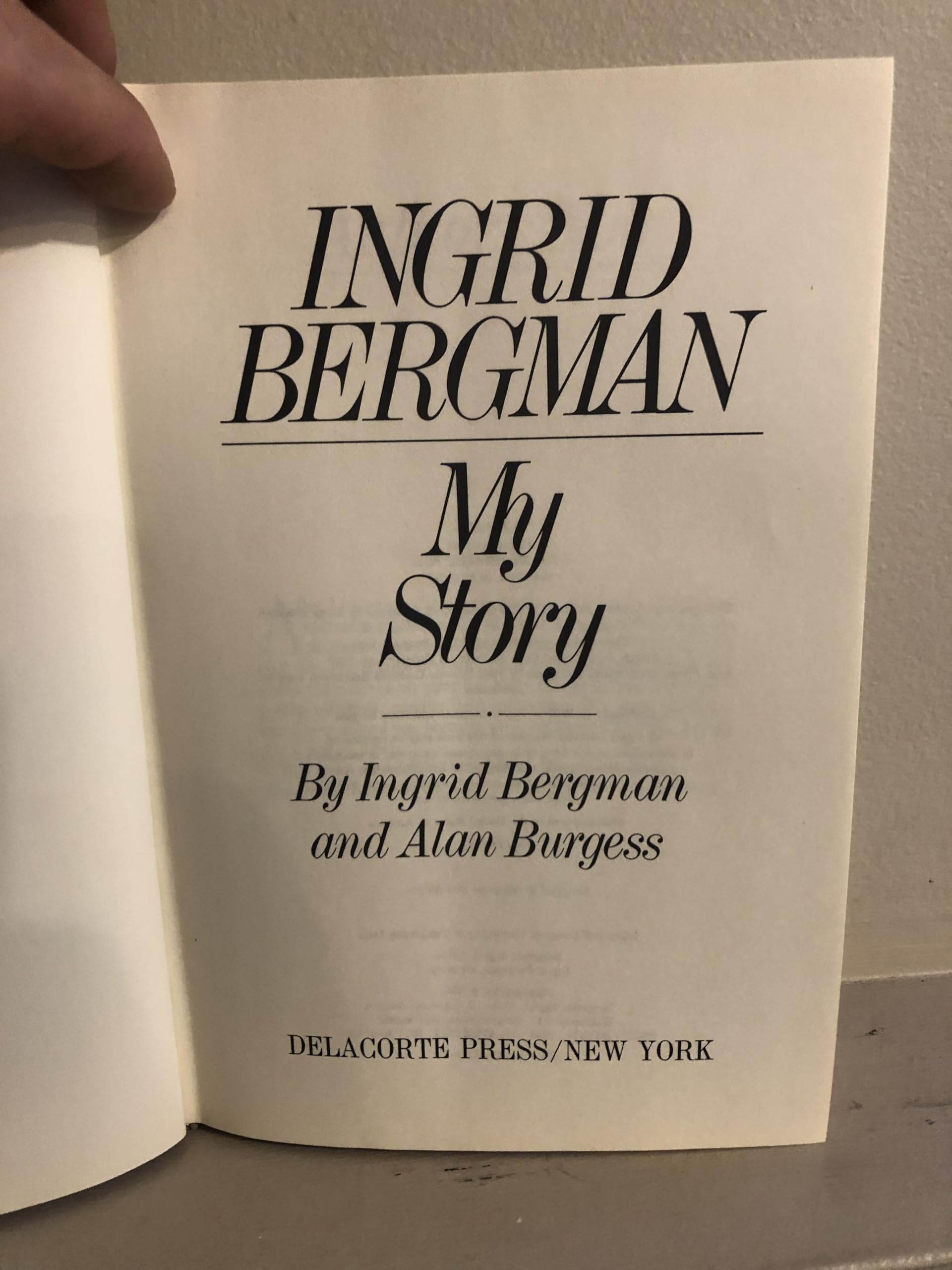 Ingrid Bergman: My Story