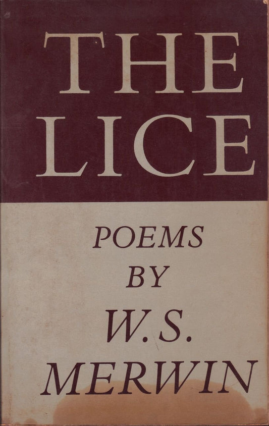 The Lice: Poems Merwin, W S