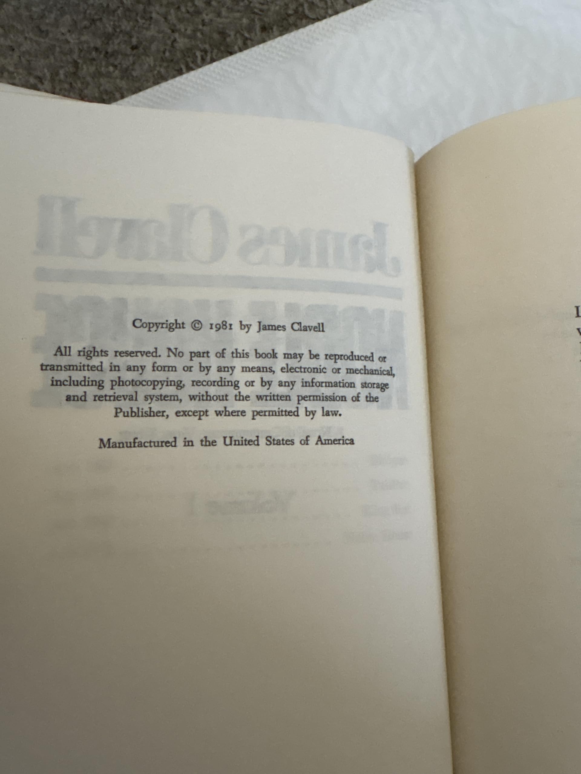 Noble House (Vol I, Vol II)