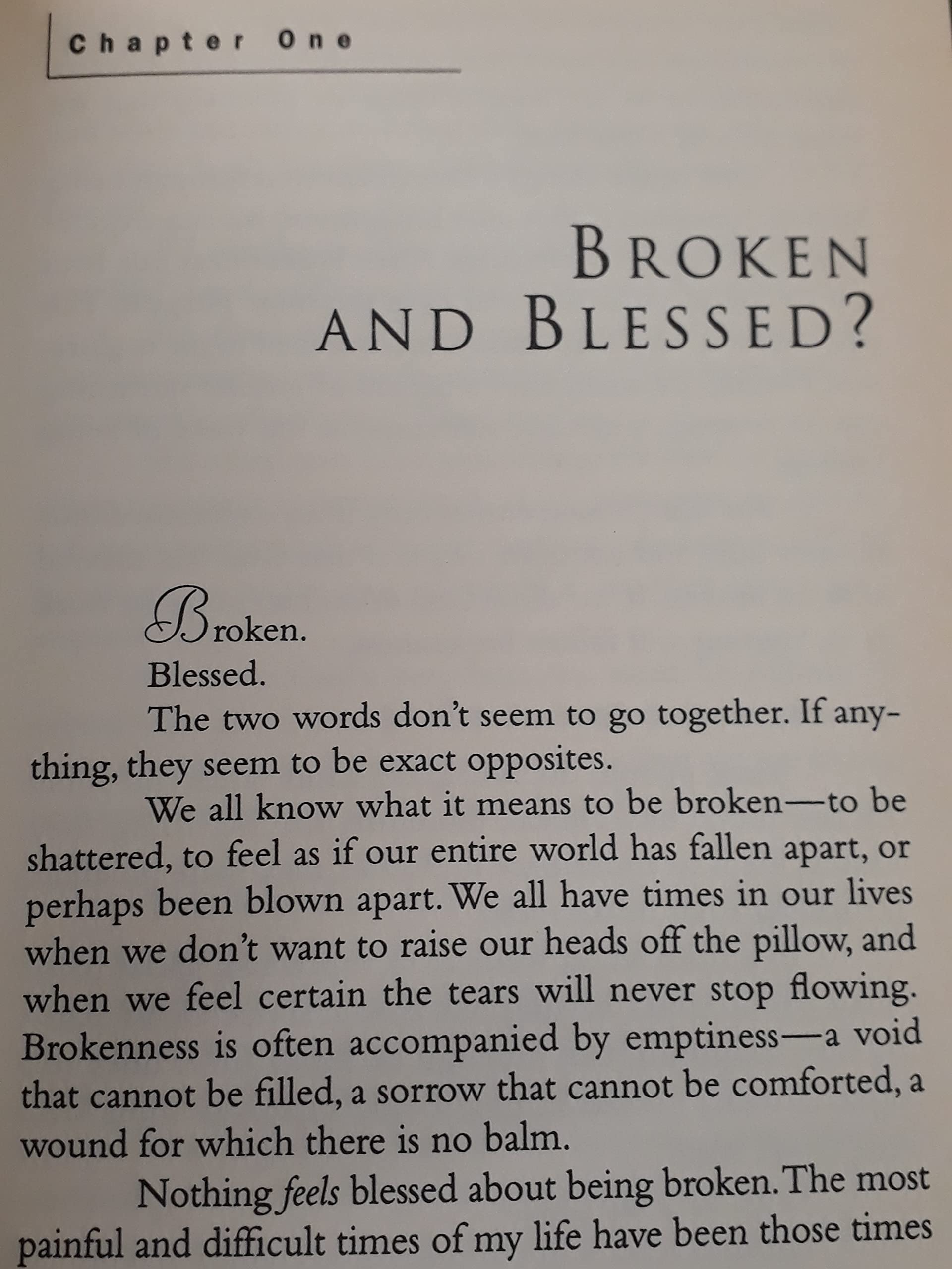The Blessings of Brokenness: Why God Allows Us to Go Through Hard Times