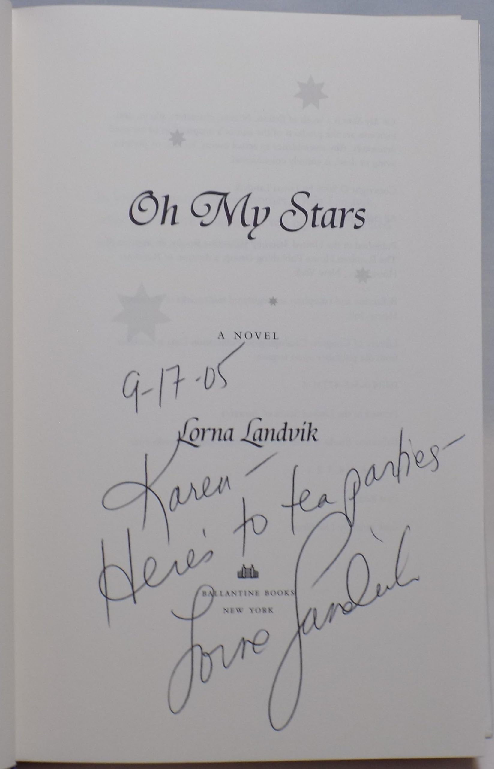 Oh My Stars: A Novel