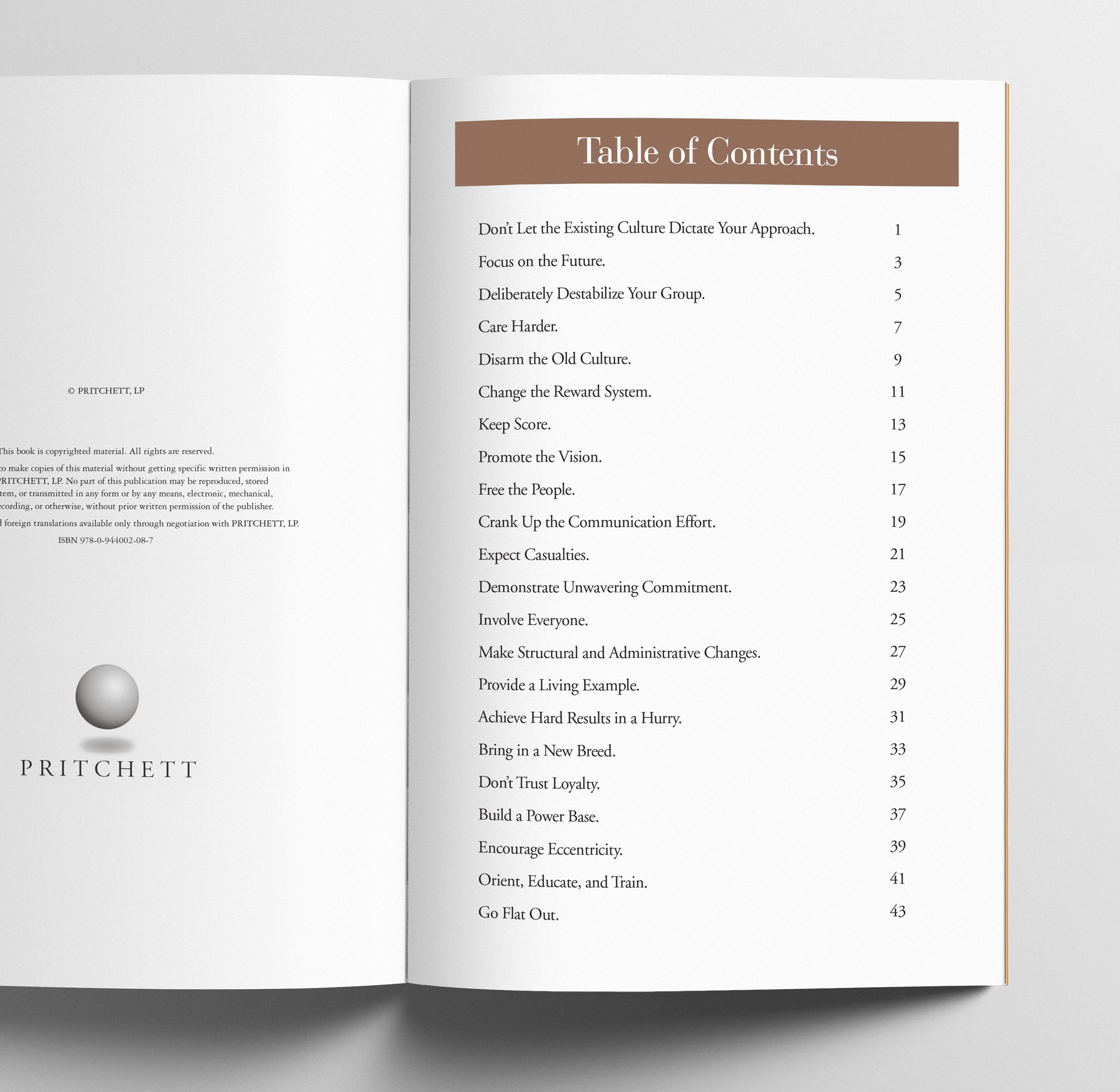 High Velocity Culture Change: A Handbook for Managers