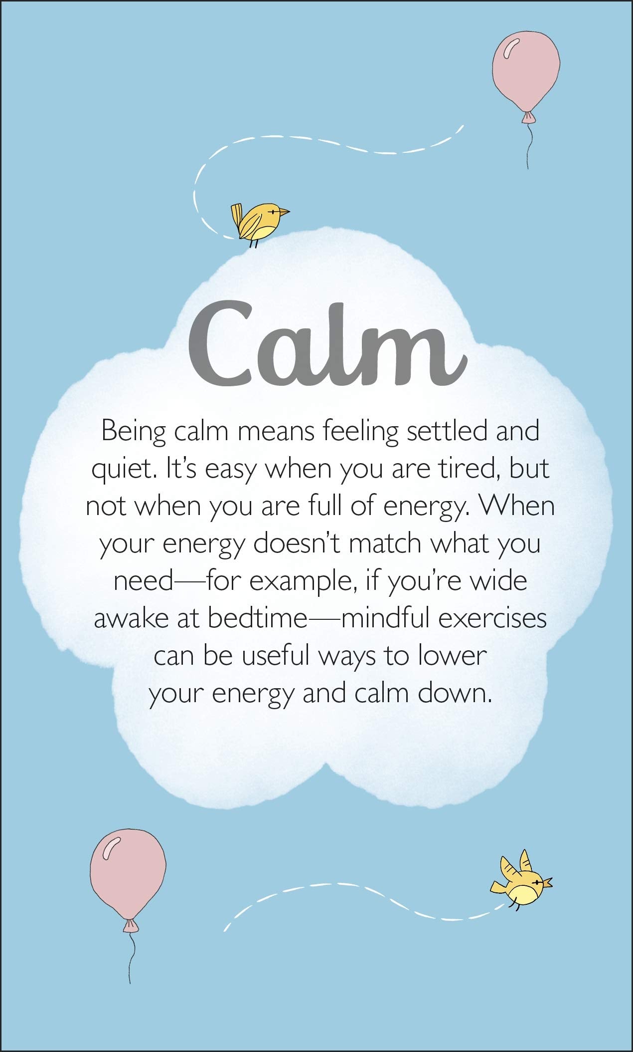 Calm - Mindfulness Flash Cards for Kids: 40 Activities to Help you Learn to Live in the Moment (Mindfulness for Kids)