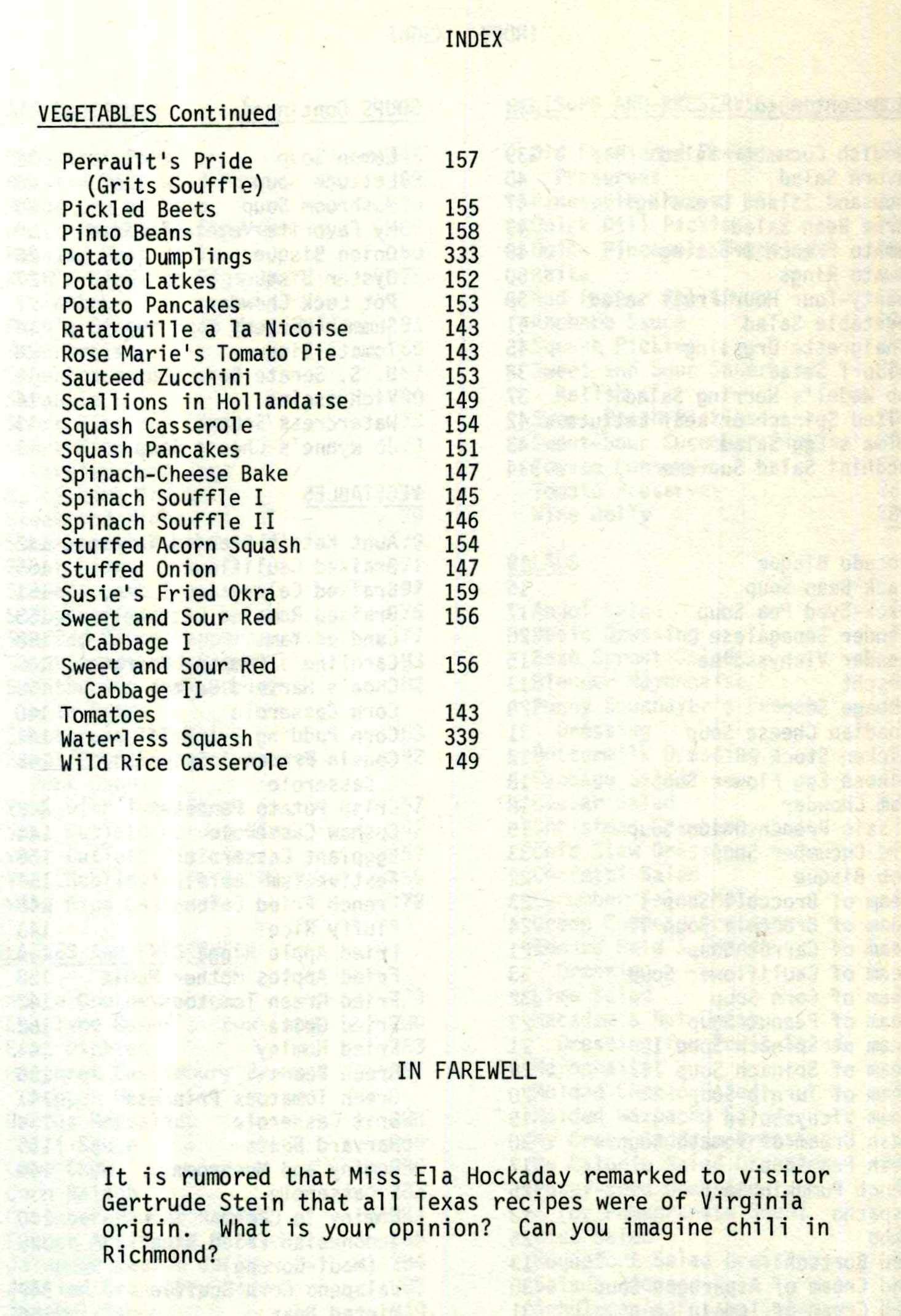 Beat until Stiff! Tasty Tidbits from Texian Tables