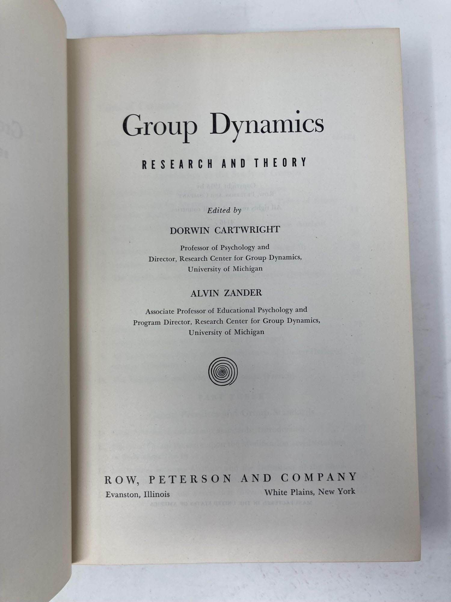 GROUP DYNAMICS: Research and Theory