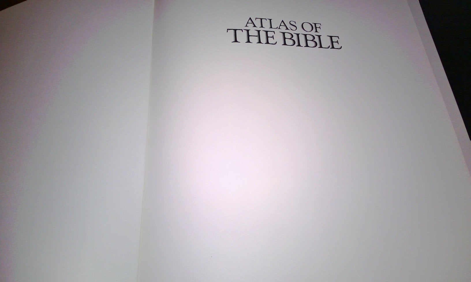 Atlas of the Bible (Cultural Atlas of)