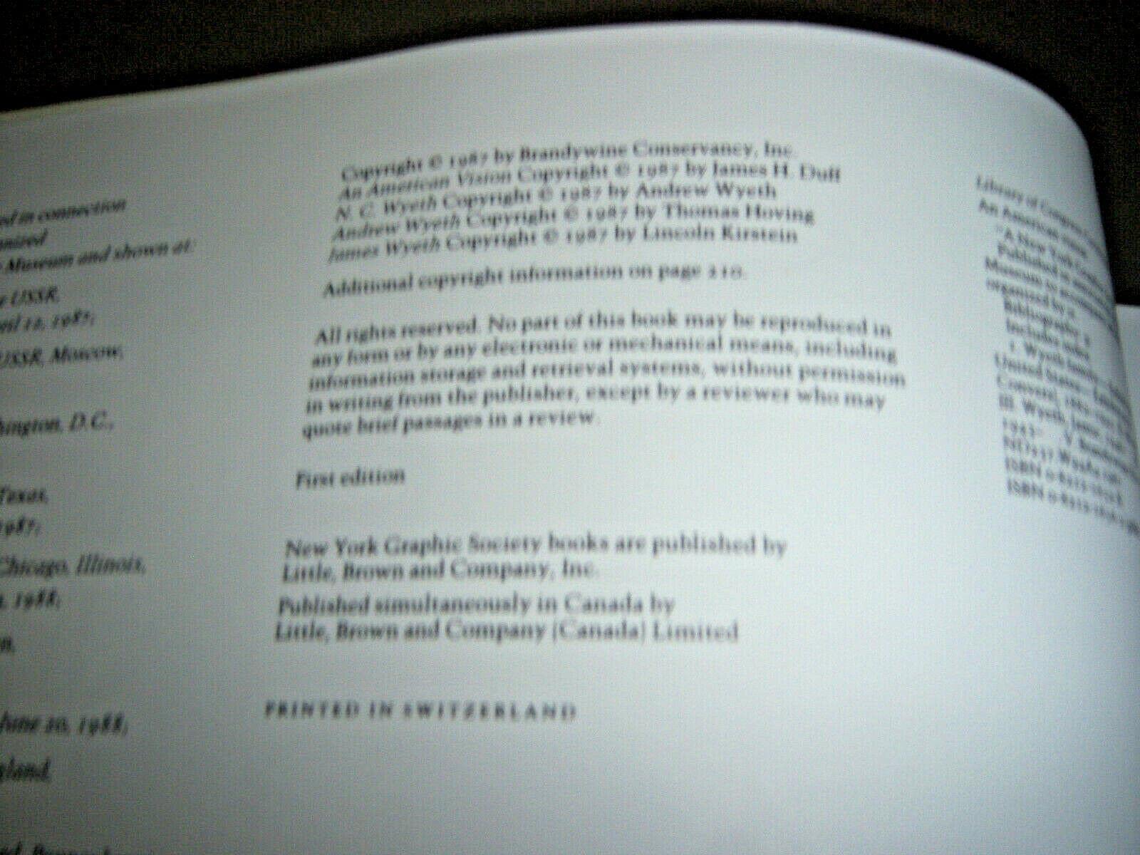 An American Vision: Three Generations of Wyeth Art: N.C. Wyeth, Andrew Wyeth, James Wyeth