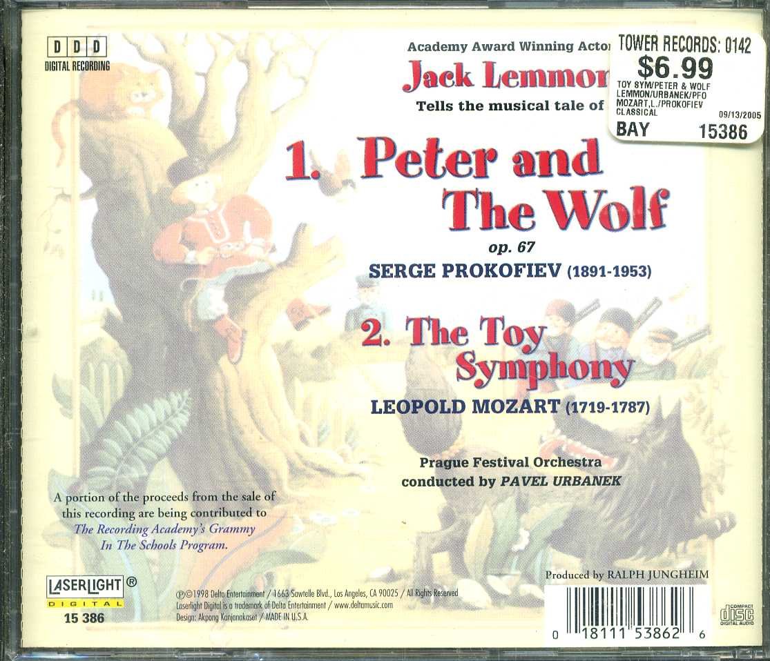 Jack Lemmon Tells the Tale of Prokofiev's Peter and the Wolf