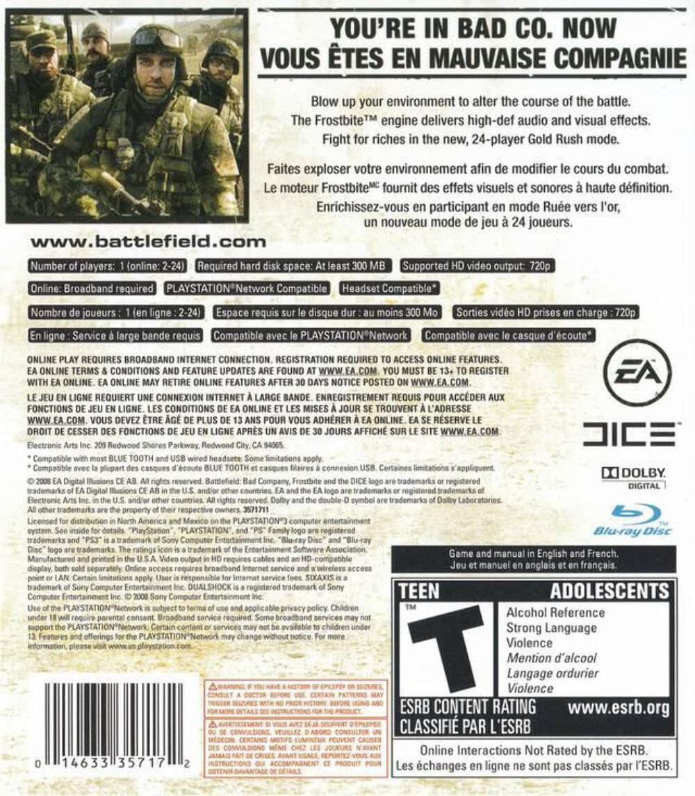 Battlefield: Bad Company - Playstation 3