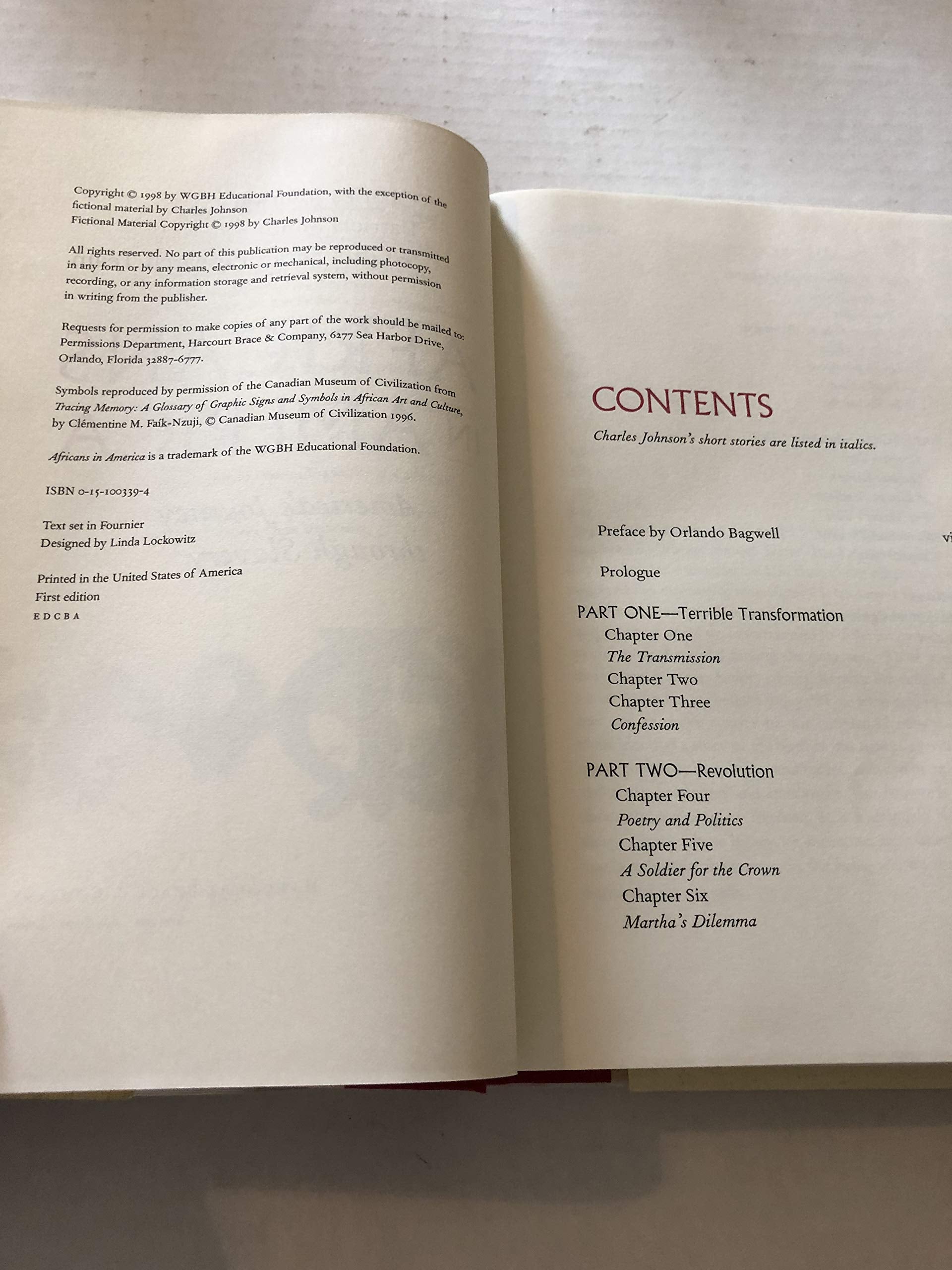 Africans in America: America's Journey Through Slavery