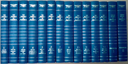 Encyclopedia Britannica The Annals of America Volumes 1  18 and two volume Conspectus [Hardcover] Mortimer J Adler; Charles Van Doren and Encyclopaedia Britannica