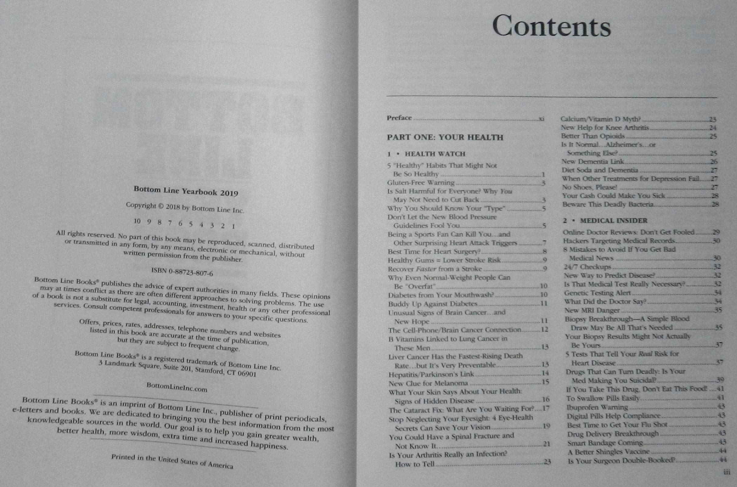 Bottom Line Year Book 2019