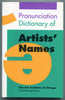 Pronunciation Dictionary of Artists Names Art Institute of Chicago