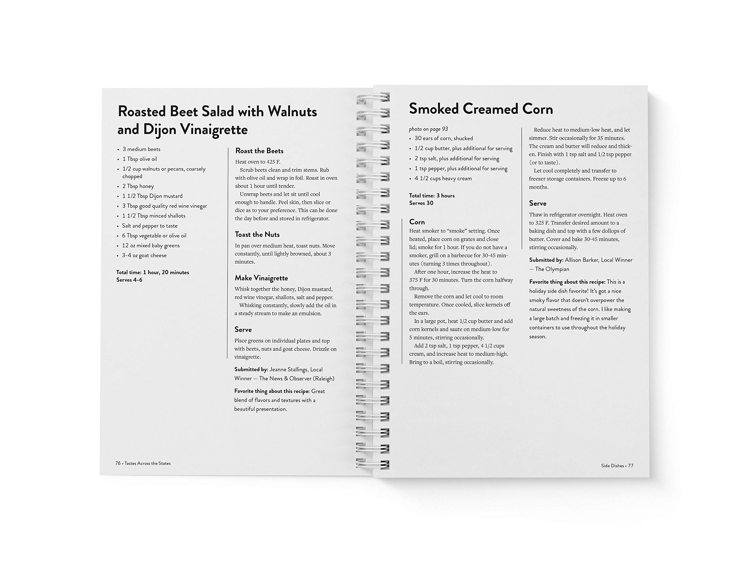 Tastes Across the States: A Collection of Family Recipes from Across America