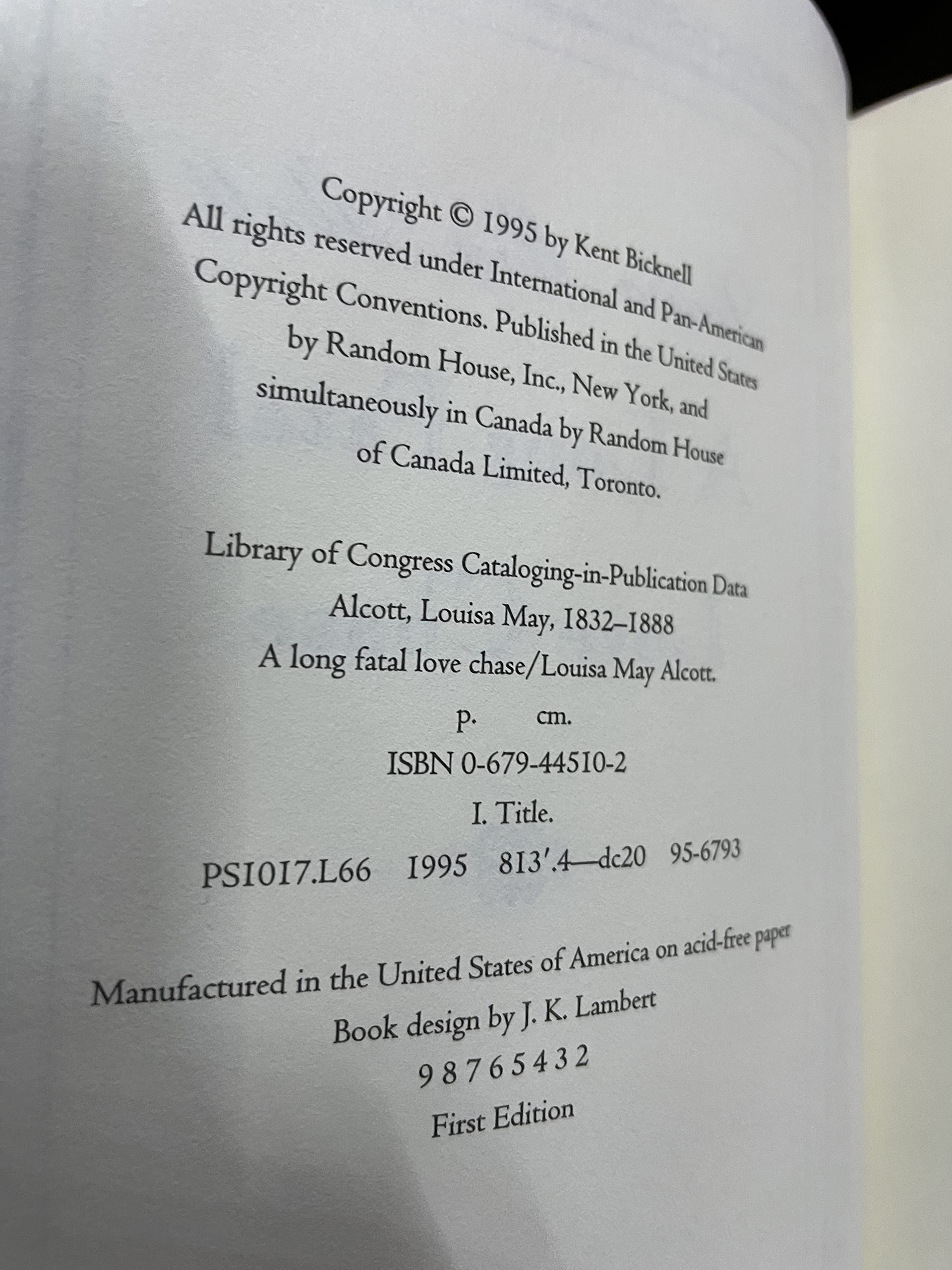 A Long Fatal Love Chase