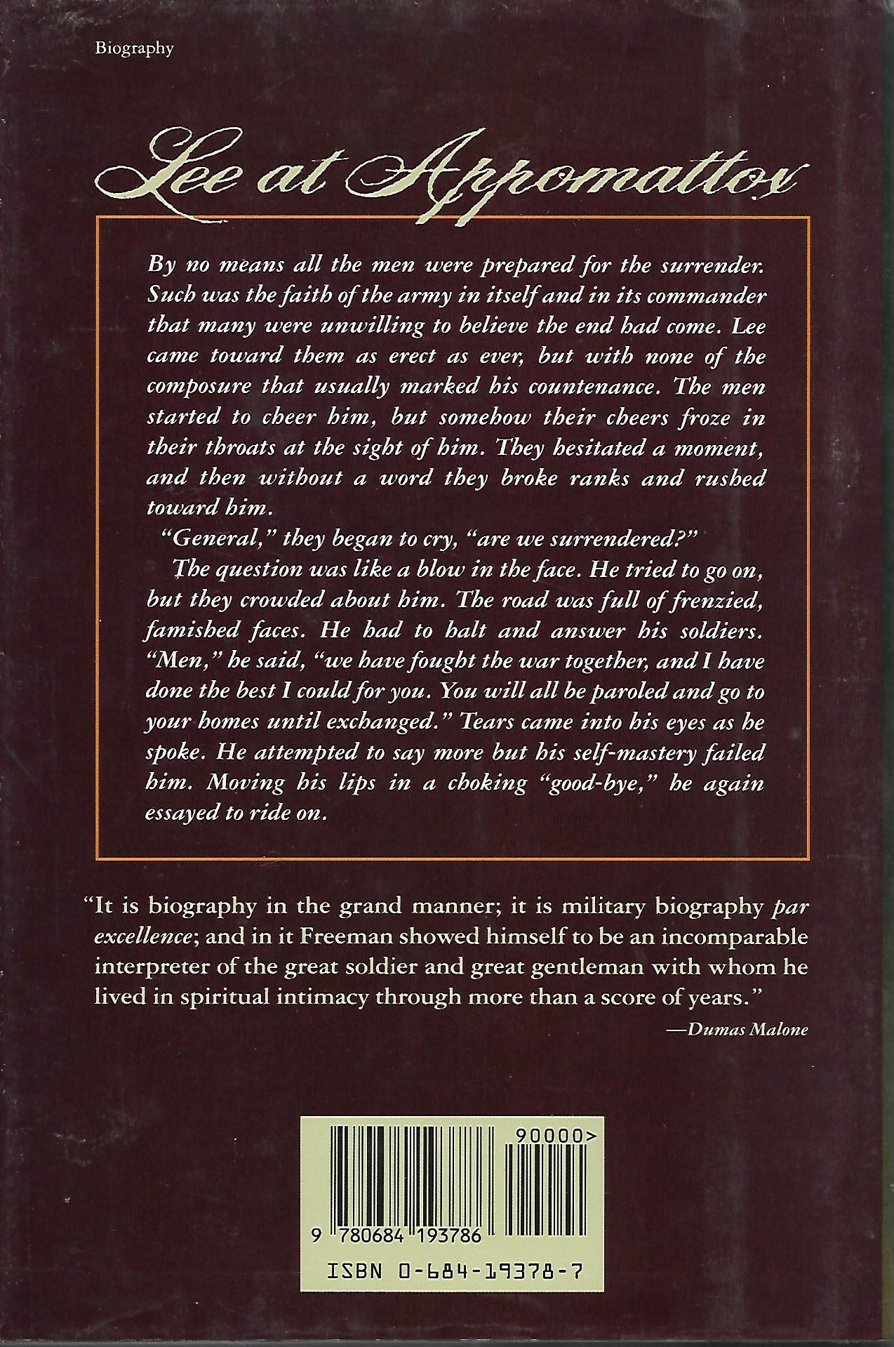 Lee: An Abridgement of the 4 Volume Biography