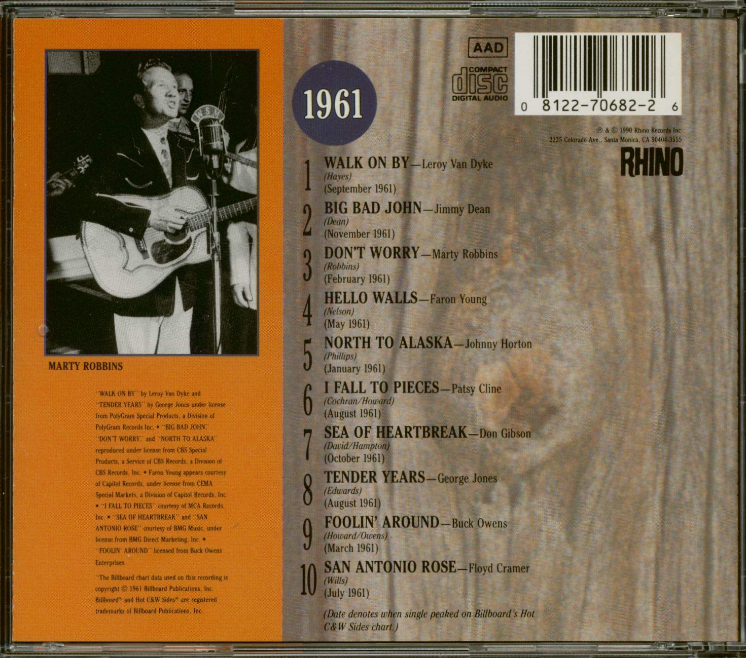 1961-Billboard Top Country