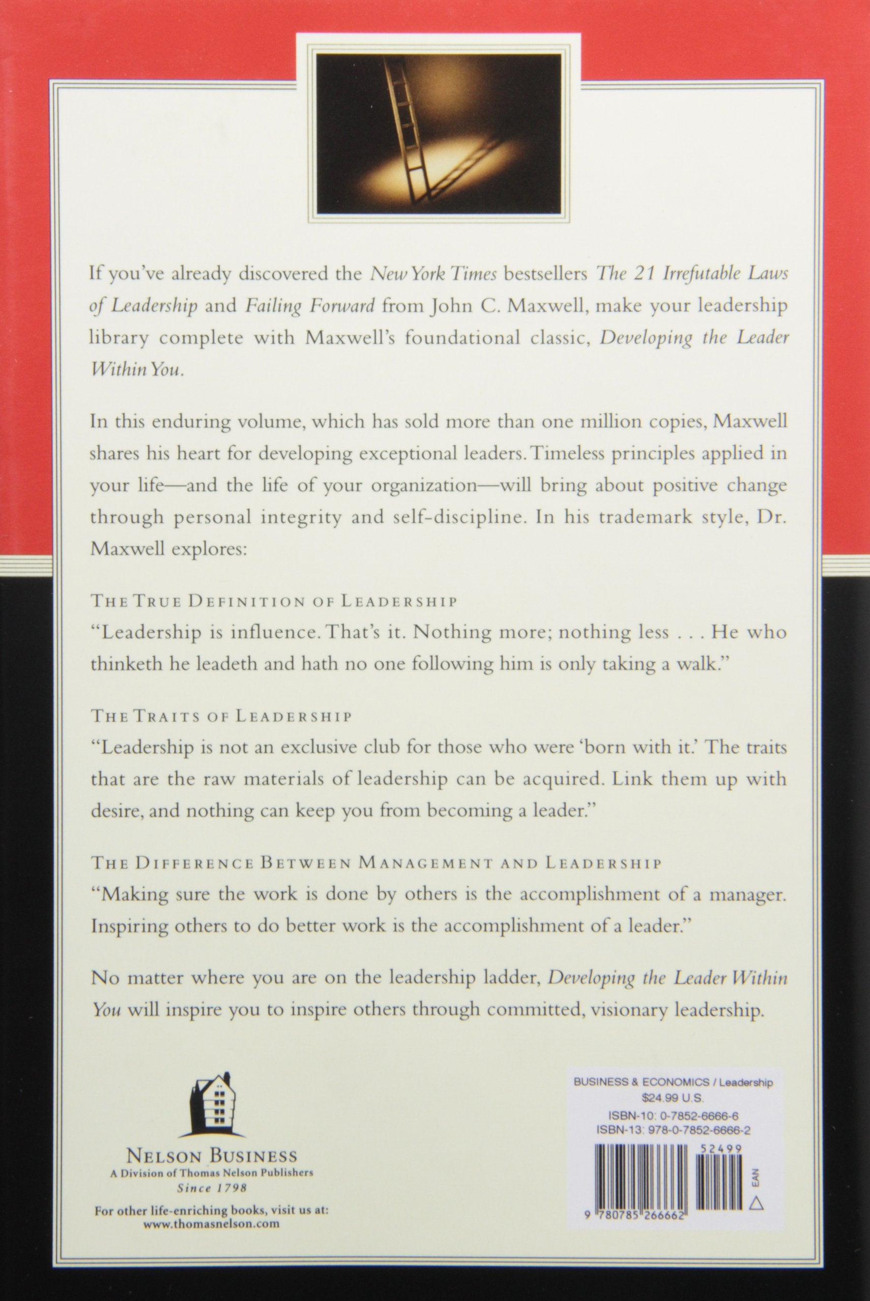 Developing the Leader Within You