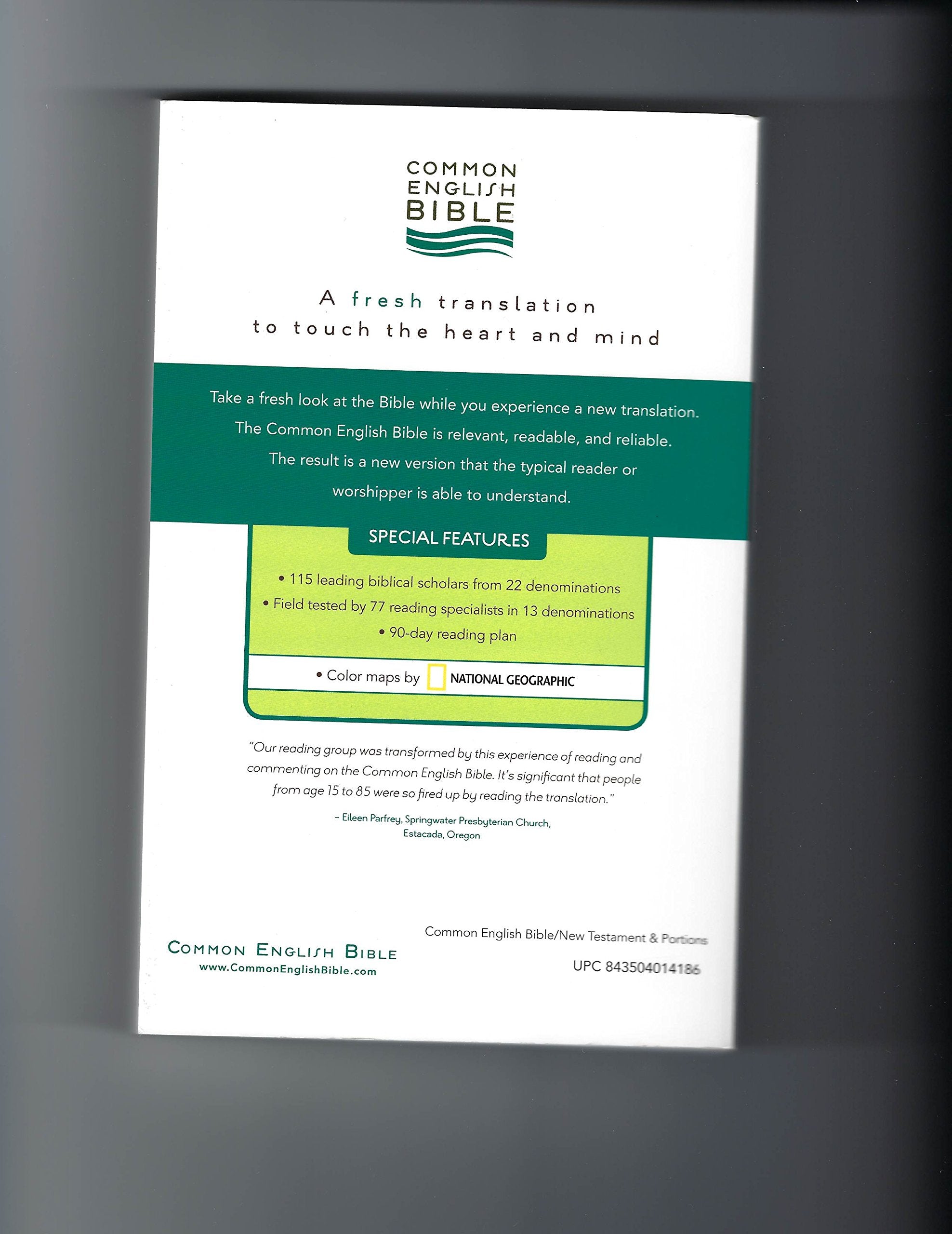 CEB Common English Bible New Testament, Softcover