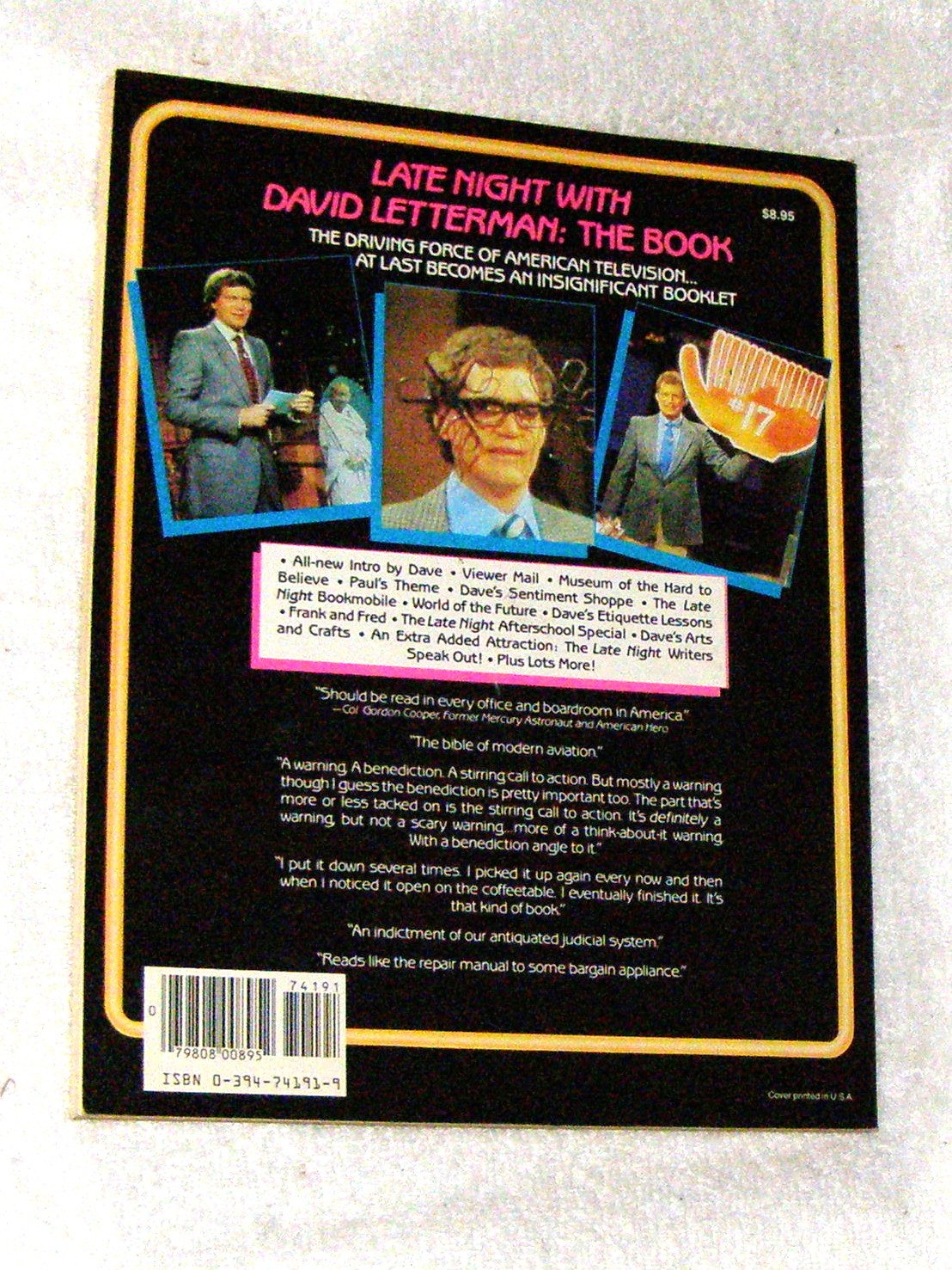 Late Night With David Letterman: The Book