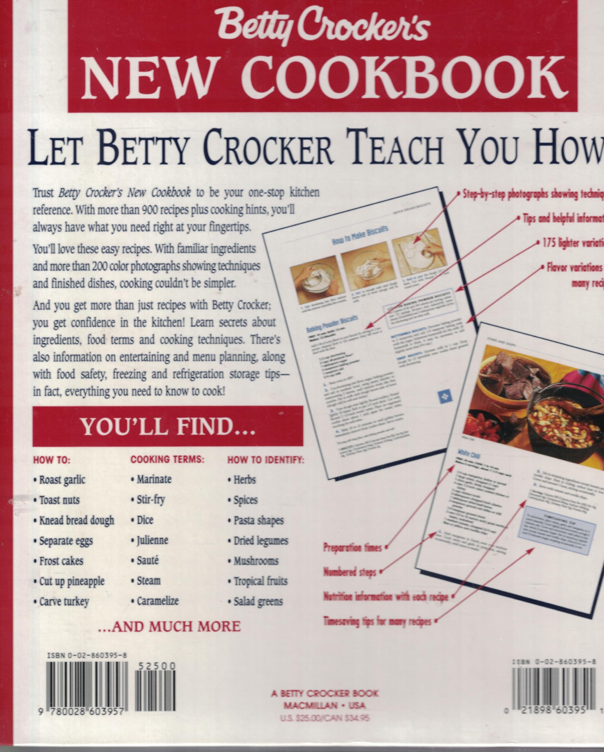 Betty Crocker's New Cookbook: Everything You Need to Know to Cook (8th Ed.)