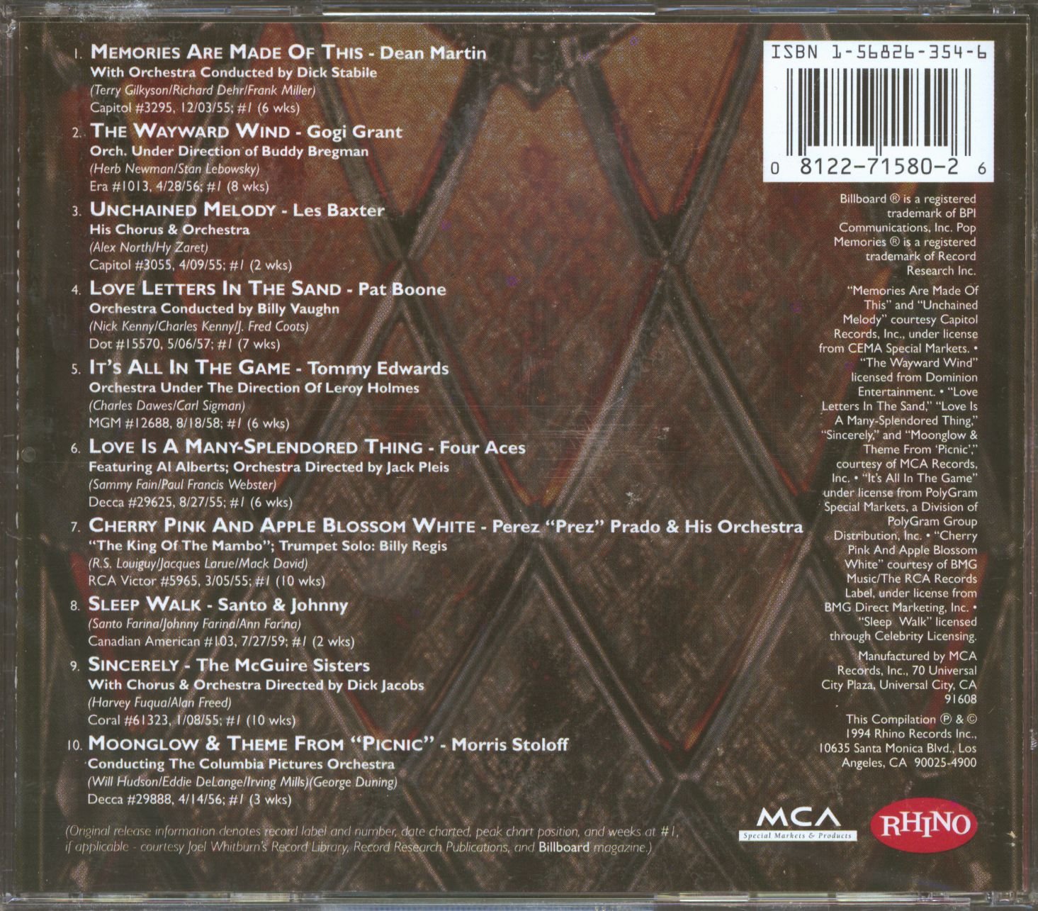 1955-59-Billboard Pop Memories