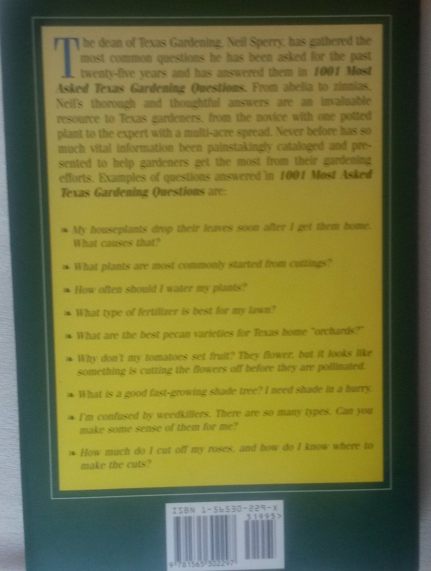 1001 Most Asked Texas Gardening Questions