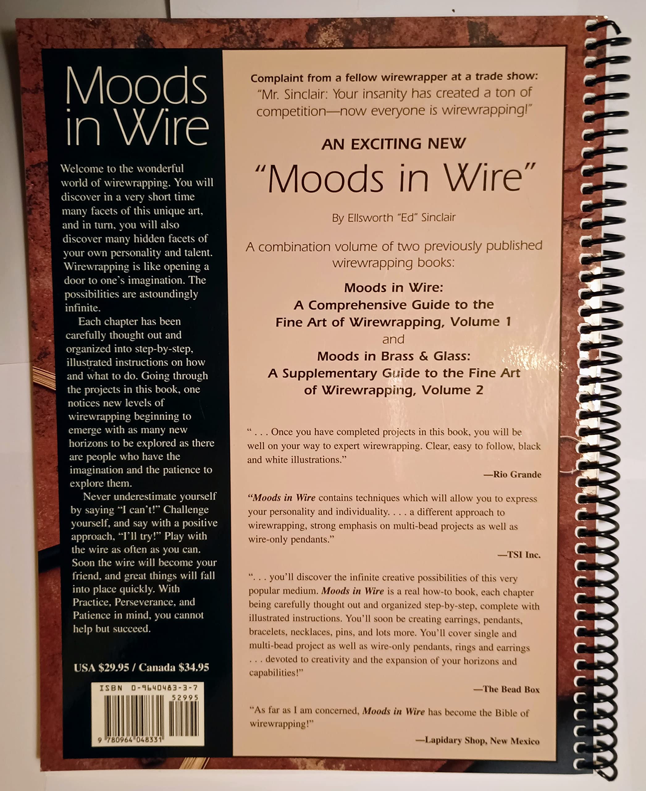 Moods in Wire : An Extended Guide to the Fine Art of Wirewrapping (2nd Ed)