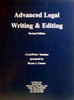 Advanced legal writing  editing: A LawProse Seminar Garner, Bryan A