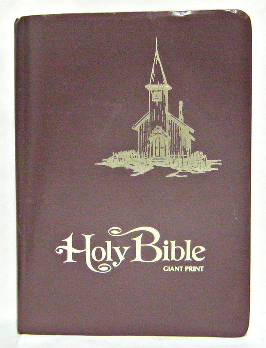 The Holy Bible in Giant Print Containing the Old and New Testaments in the King James Version Red Letter Edition and Concordance [Leather Bound] Allan Publishers, inc