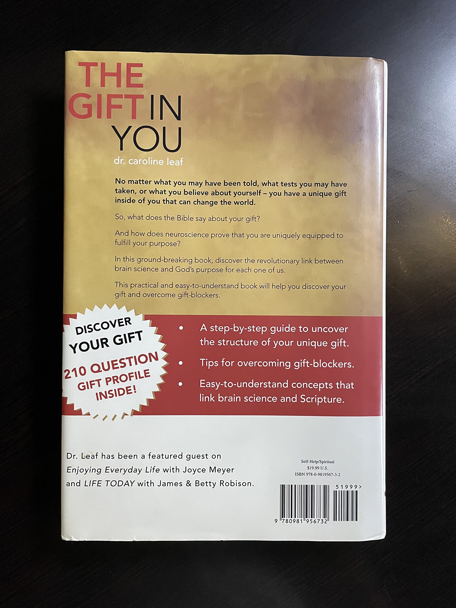 The Gift in You: Discovering New Life Through Gifts Hidden in Your Mind