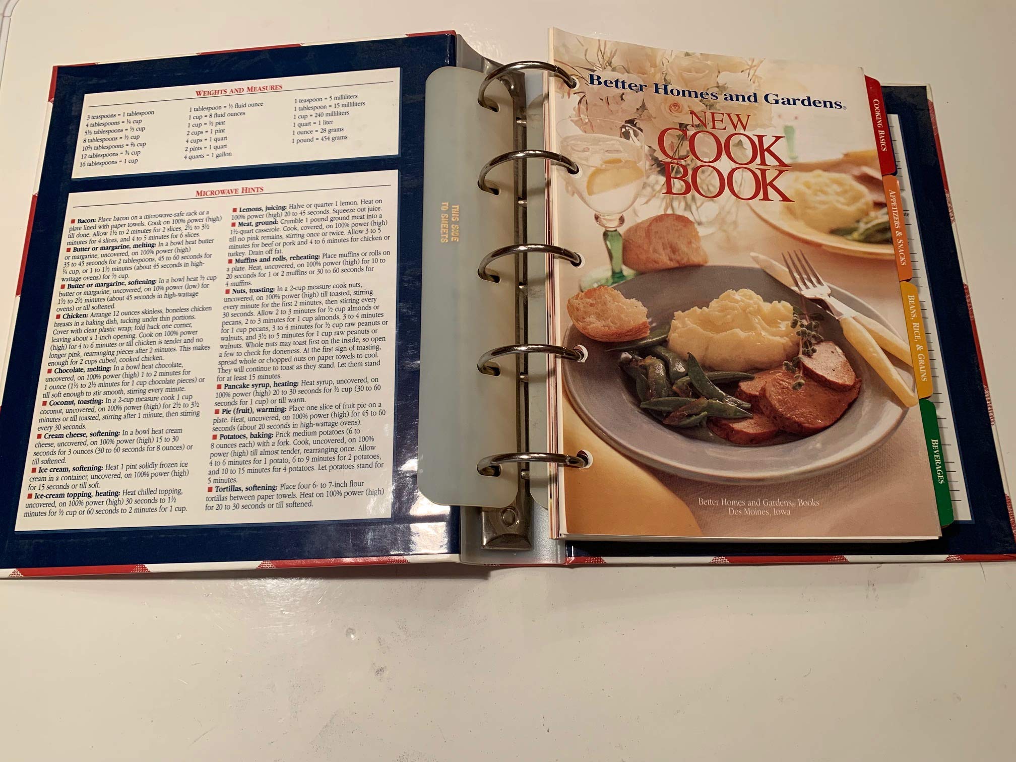 Better Homes and Gardens New Cook Book (Five -5- Ring Binder)